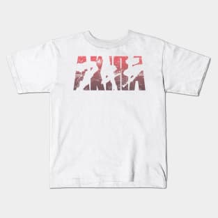 Akira Logo (aged and weathered) Kids T-Shirt